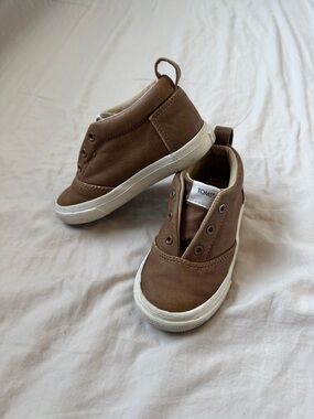 TOMS Kids Brown Slip-On High-Tops